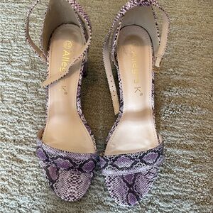 Snakeskin Heels